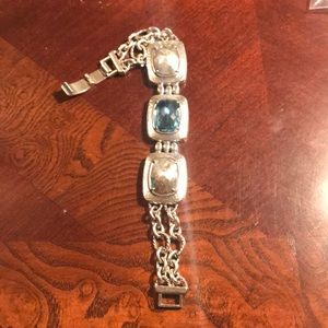 Brighton blue stone bracelet chain